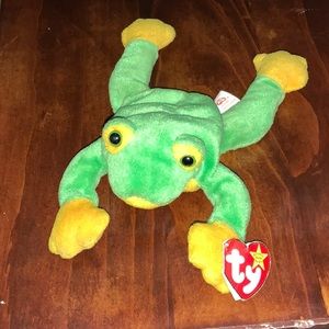 Beanie Baby range Smoochy The Frog